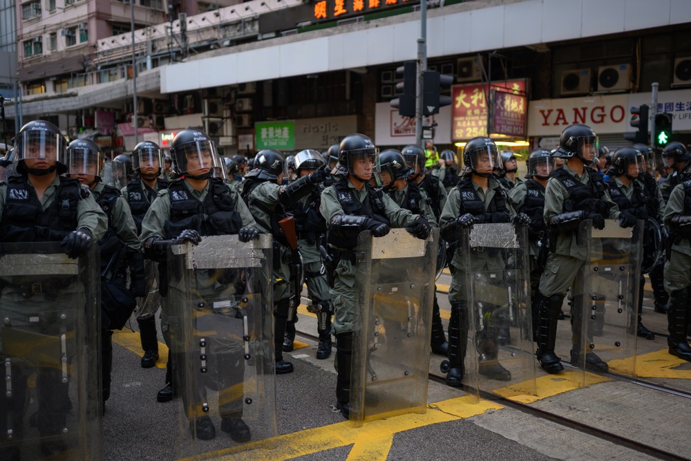 Hong Kong Protest Police