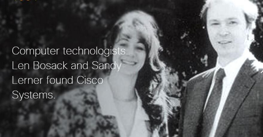 在過去的時間裡,她與前夫Leonard Bosack都在把精神花在Cisco上,導致夫妻關係出現裂縫。