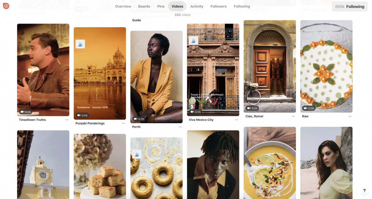 Pinterest官網