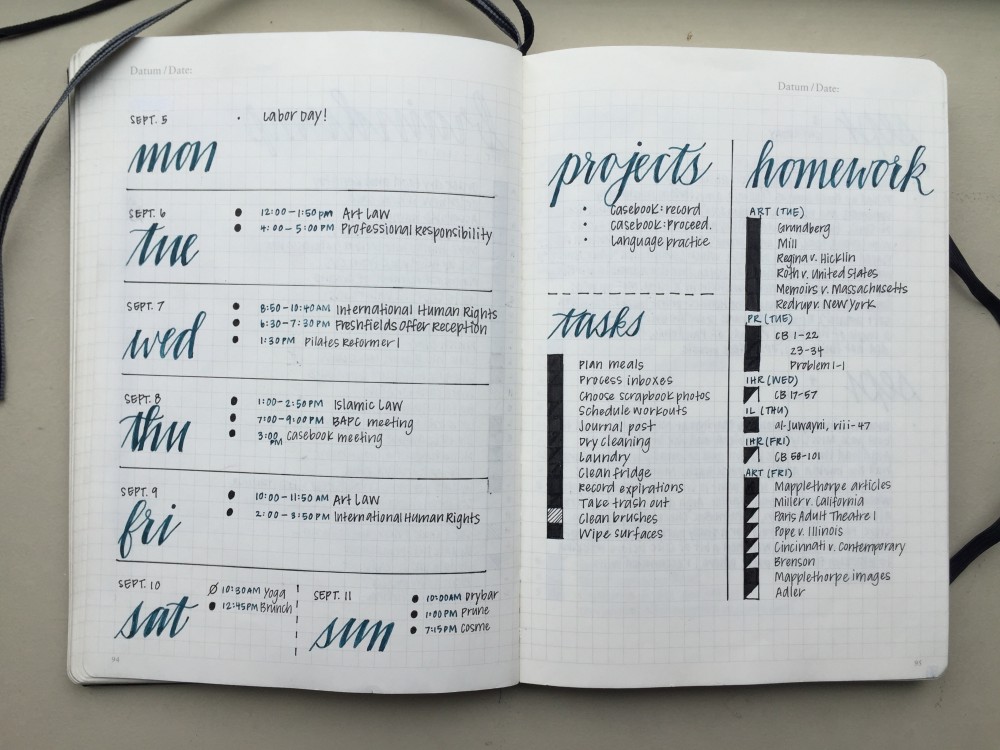 Bulletjournal