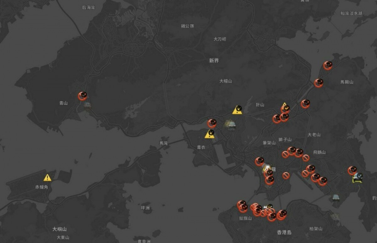HKmap.live 香港抗爭 反送中