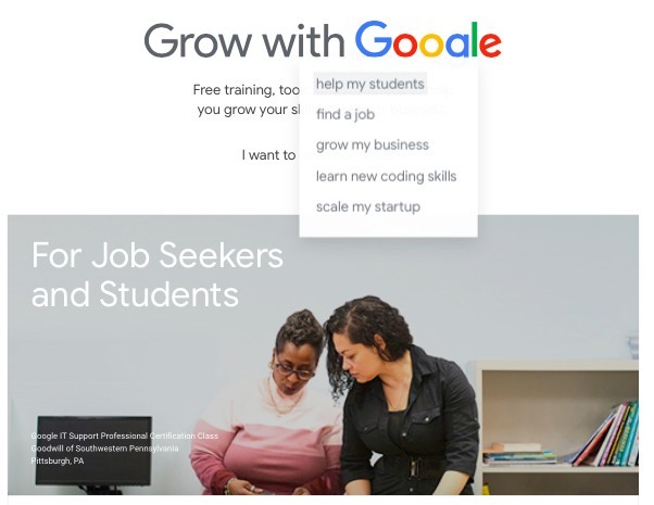 Google於早前推出名為「Grow with Google」成長計畫，提供開發者們免費的學習計畫