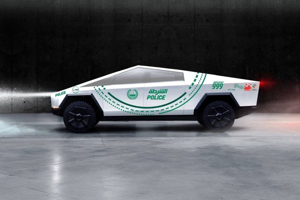 杜拜 特斯拉 Cybertruck