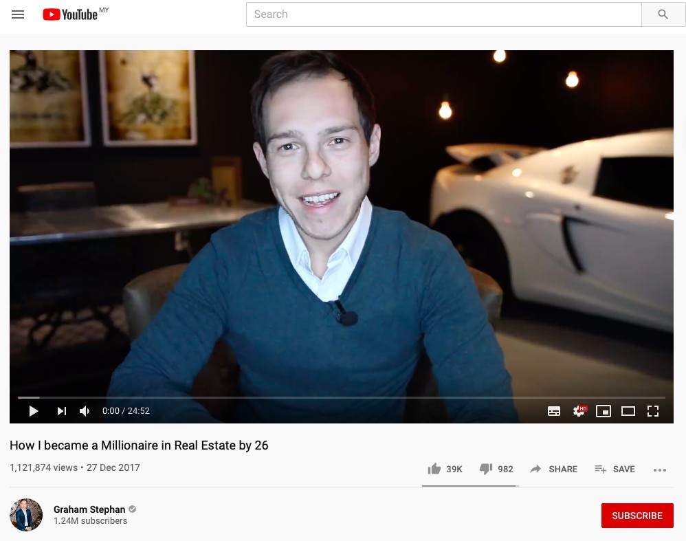 Youtuber一職讓史蒂芬月入22萬美元，2019年收入估計達160萬美元。雖已躍升「高薪一族」，但史蒂芬對於理財卻有自己一套。