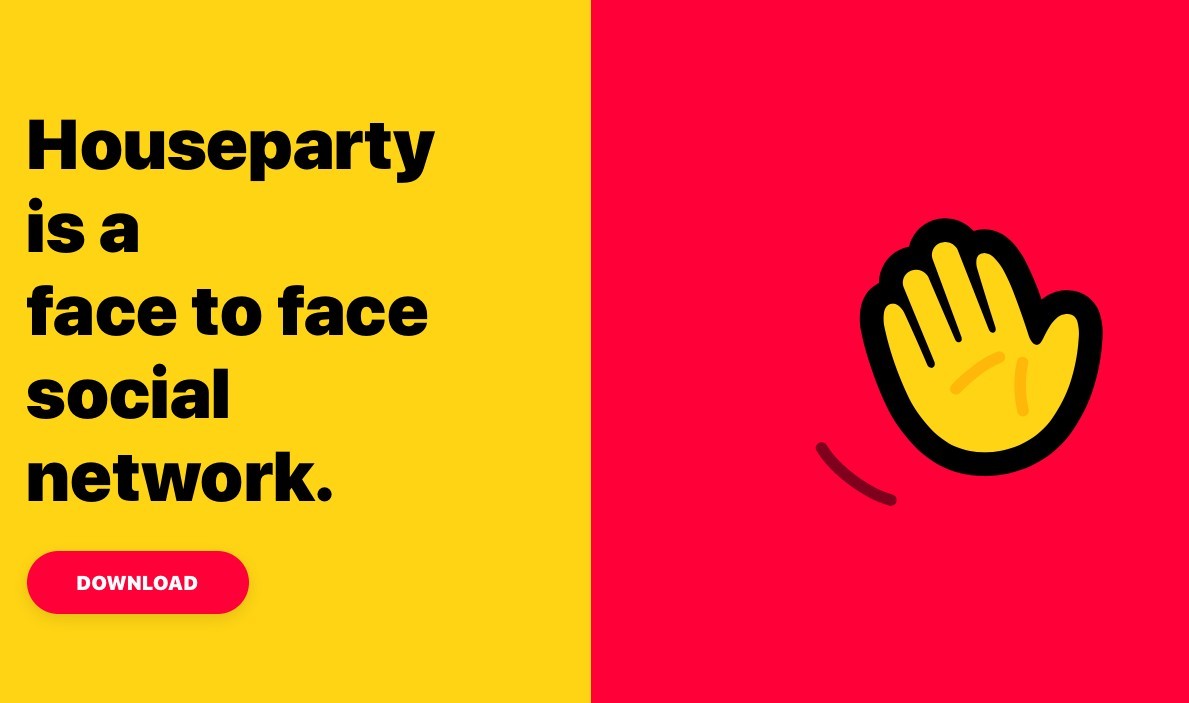 近期,另一款視訊聊天App「Houseparty」成功在眾多競爭對手中竄起,過去一個月內註冊人數已達到了5000萬,是一個月前平均增速的70倍。