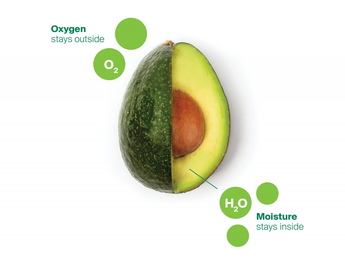 食物保鮮公司Apeel Sciences發明的這項新技術，是無色無味的天然保鮮劑，有助於蔬果保鮮。