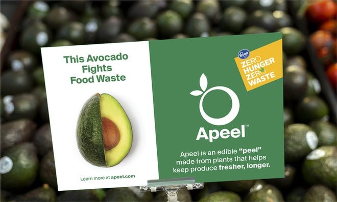 Apeel Sciences也已把這項技術運用在自家出售的鰐梨上，其保質期也從正常的30天延長至50天。