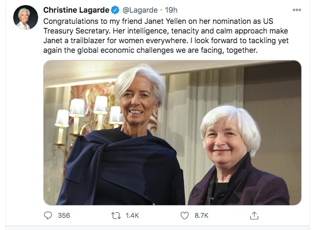 拉加德Twitter