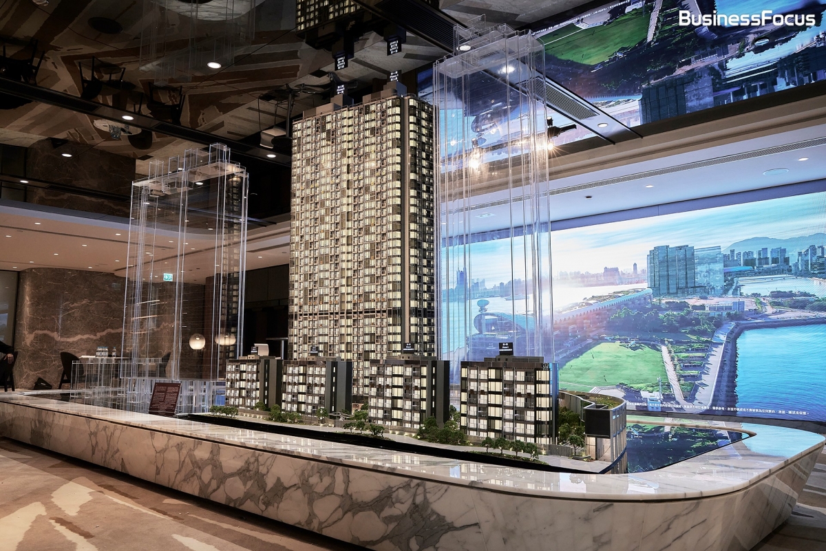 新盤The Henley位於啟德沐泰街街頭,盡享維港景色。