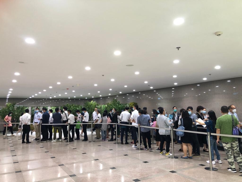 疫情之下,本港一手樓銷售仍然暢旺。