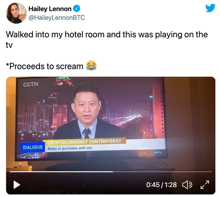 中國經濟學者曲強指若大規模使用比特幣並成為最終貨幣模式，可能「令人類死亡」。