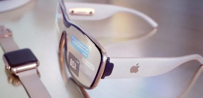 網上流傳的高階Apple Glass眼鏡,但真偽同樣難辨。