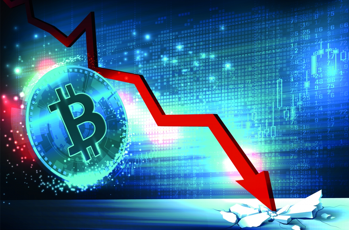 比特幣已從高位下跌超過五成。