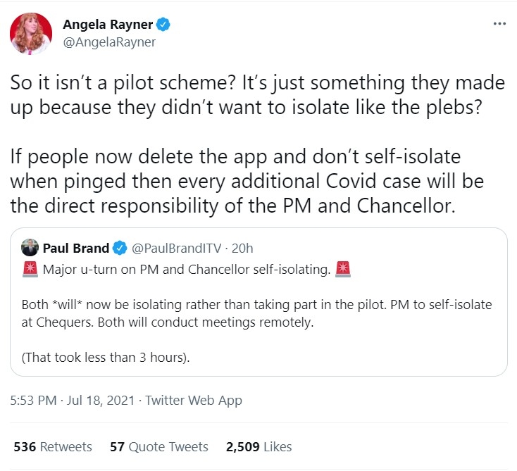 Twitter@Angela Rayner