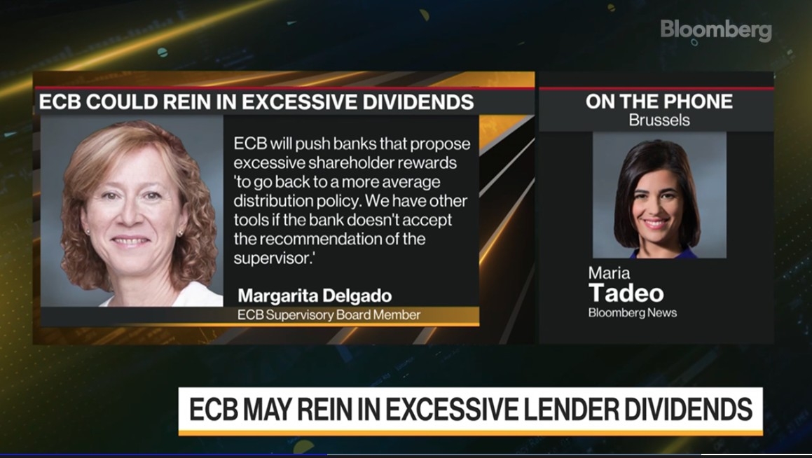 歐洲央行監事會成員Margarita Delgado接受訪問