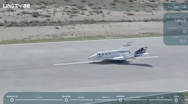 團結號(VSS Unity)返回地面