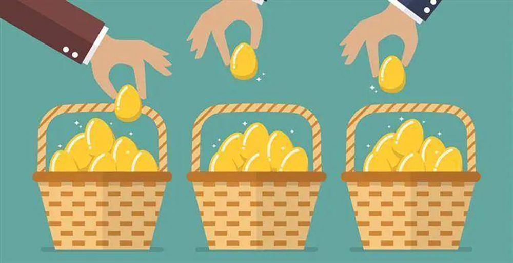 買股票宜分散分注投資，勿把雞蛋只放在一籃子內。