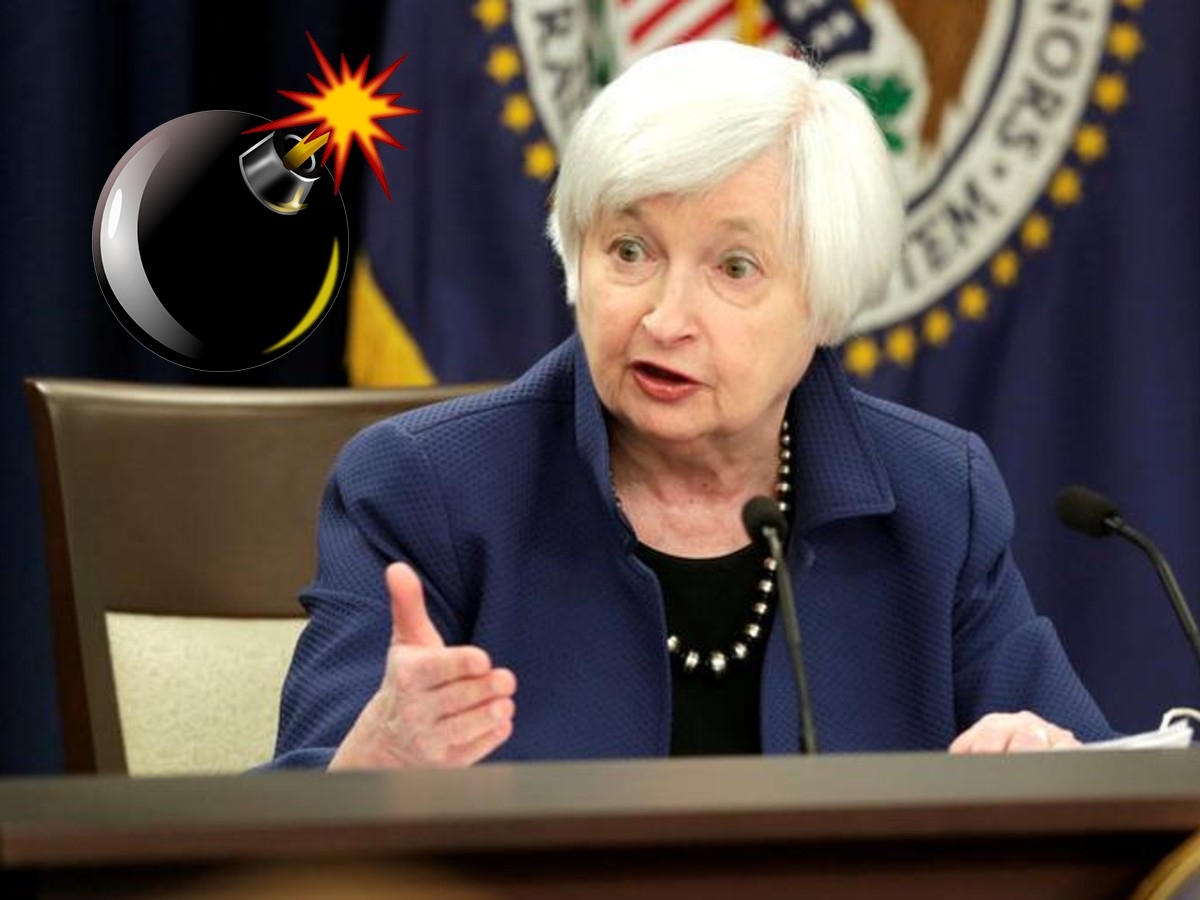 美國財長耶倫不斷推動全球最低企業稅率,外界擔心會引發股災。