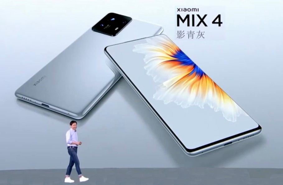 雷軍望三年內小米成手機一哥,圖為最新的MIX 4