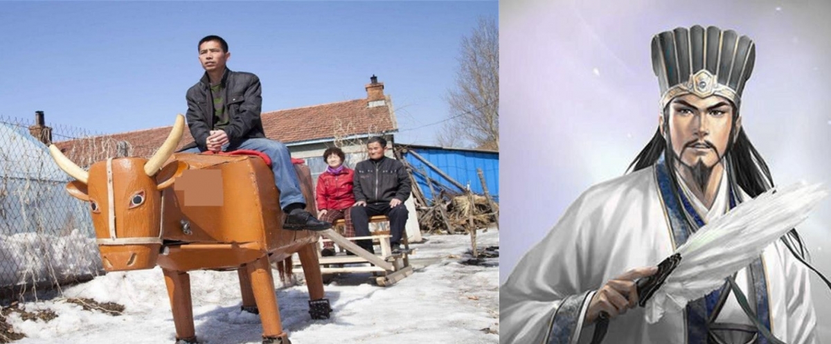 智能機械馬令人想起諸葛亮發明的木牛流馬。