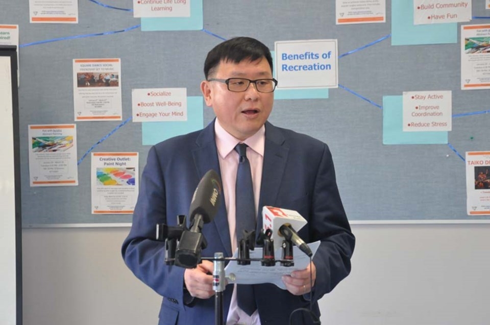 列治文東保守黨議員趙錦榮被北京制裁,無法入境香港和中國內地。