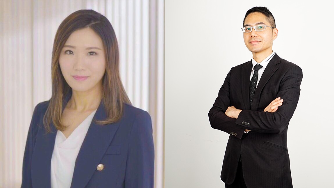 股評人李卓穎及聶振邦。