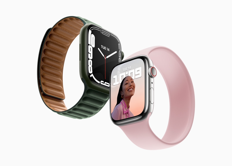 早前有許多分析預測今次的Apple Watch Series 7將在外觀上迎來重大變化,在邊框上使用方正的直角設計。但根據發佈會的片段顯示,新款Apple Watch依舊保留柔順圓滑的流線設計。