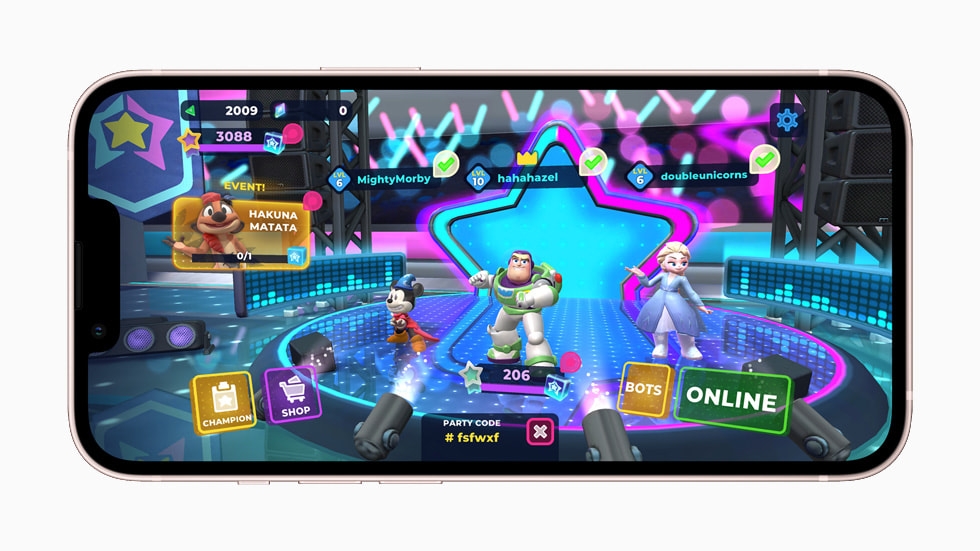《Disney Melee Mania》結合了迪士尼與Pixar兩大IP,其中將有12種經典角色供玩家選擇。