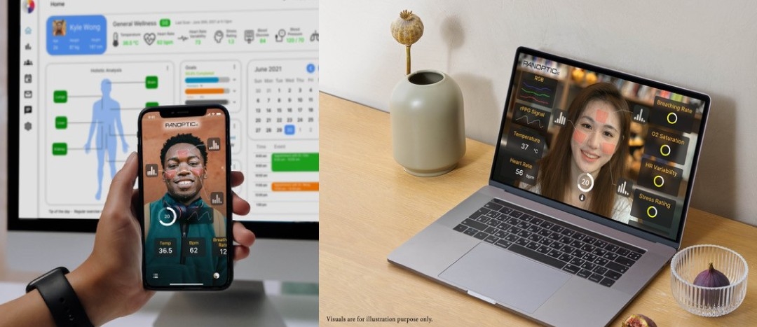 用家只要使用手機應用程式,配合鏡頭拍攝,便可以偵測心跳、呼吸頻率、血氧濃度,以至血壓和壓力指數等。這種遙距健康監測的方法,猶如中醫的「望診」,有助診斷身體狀況。