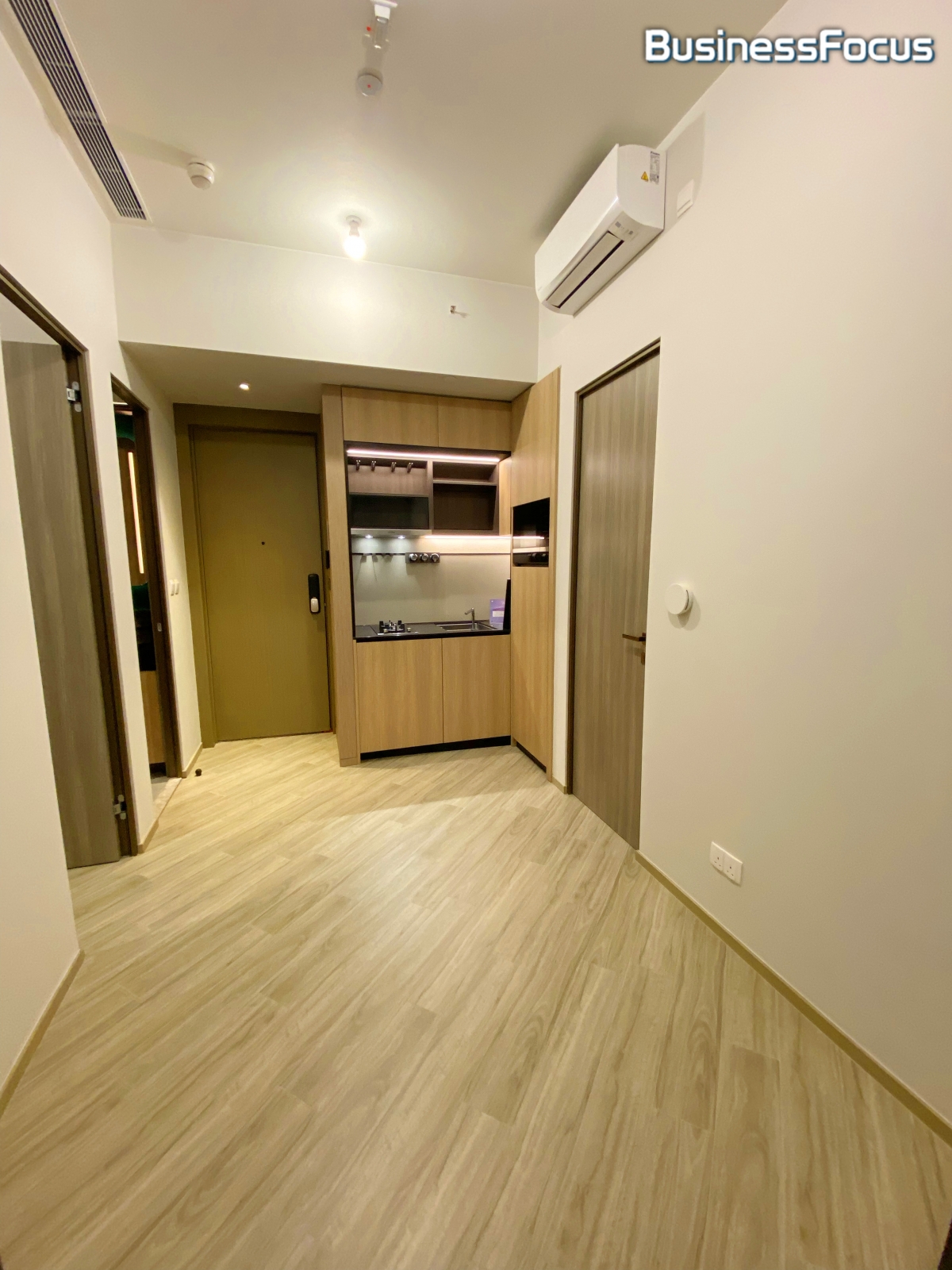 示範單位為2房設計，開則方正易放傢俬。