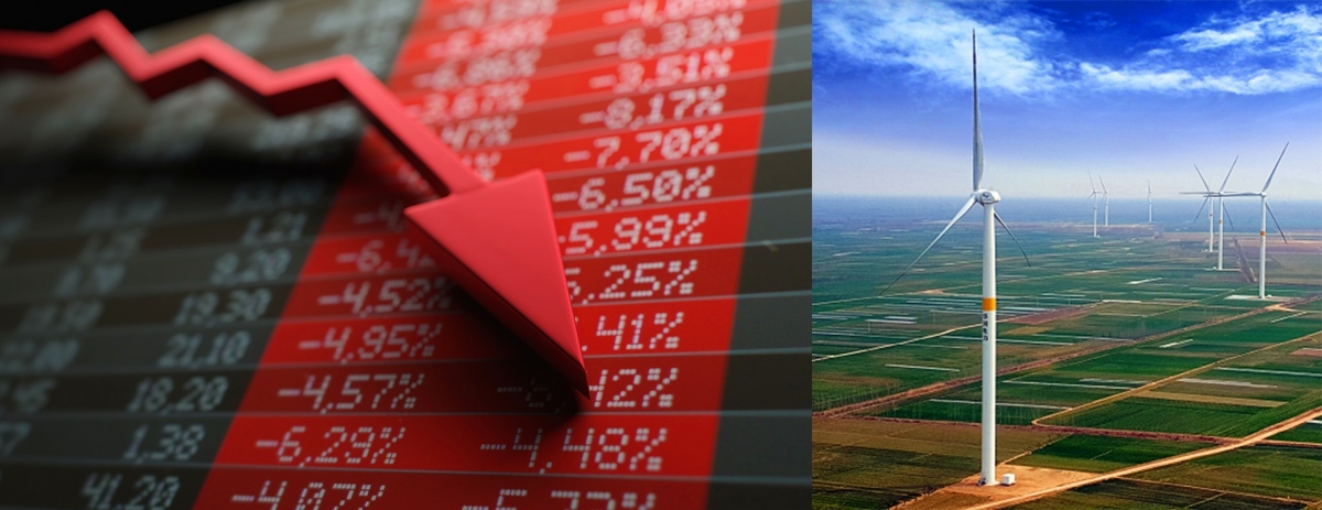 受國策支持的潔能股也被沽售。