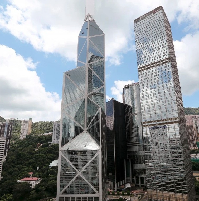 當年中環的中銀大廈曾被指「擾亂中環風水運勢」。