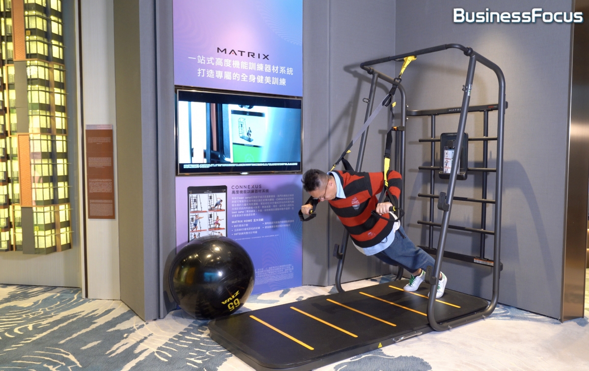 健身室設有高度機能訓練器材，Keep身體任何部位都得。