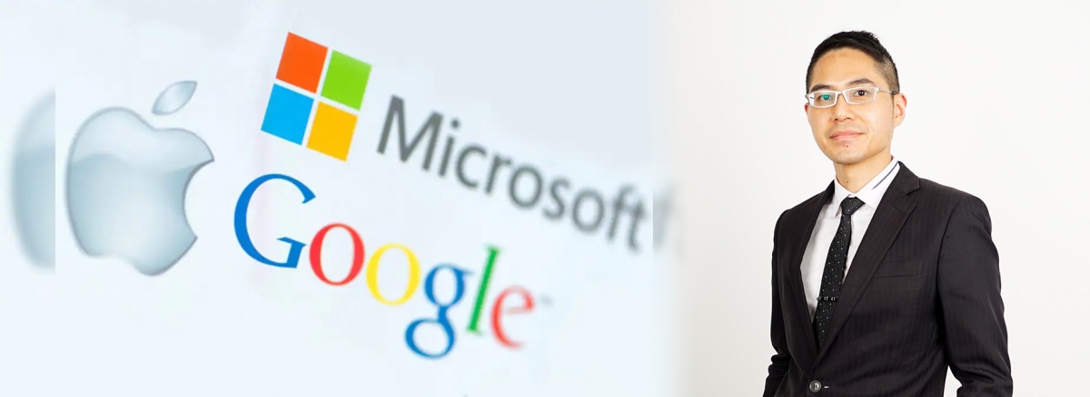 股評人聶振邦指有盈利有護城河的美股如蘋果，微軟及谷歌較安全。