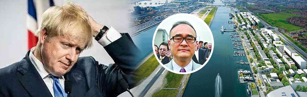 英首相約翰遜2013年推動的東倫敦發展計劃爛尾,恐要面對另一場政治危機。