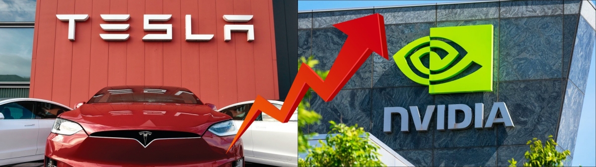 Tesla及英偉達等明星股近日暴跌,昨終於反彈。