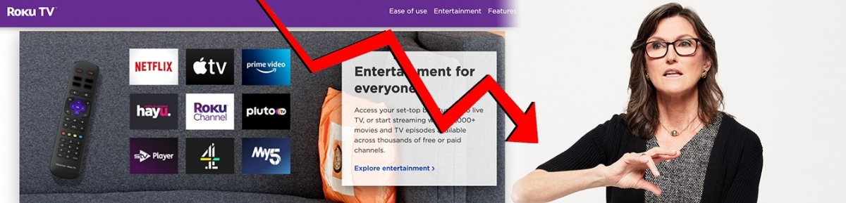 ROKU大跌,連登契媽及她的ARKK損失慘重。