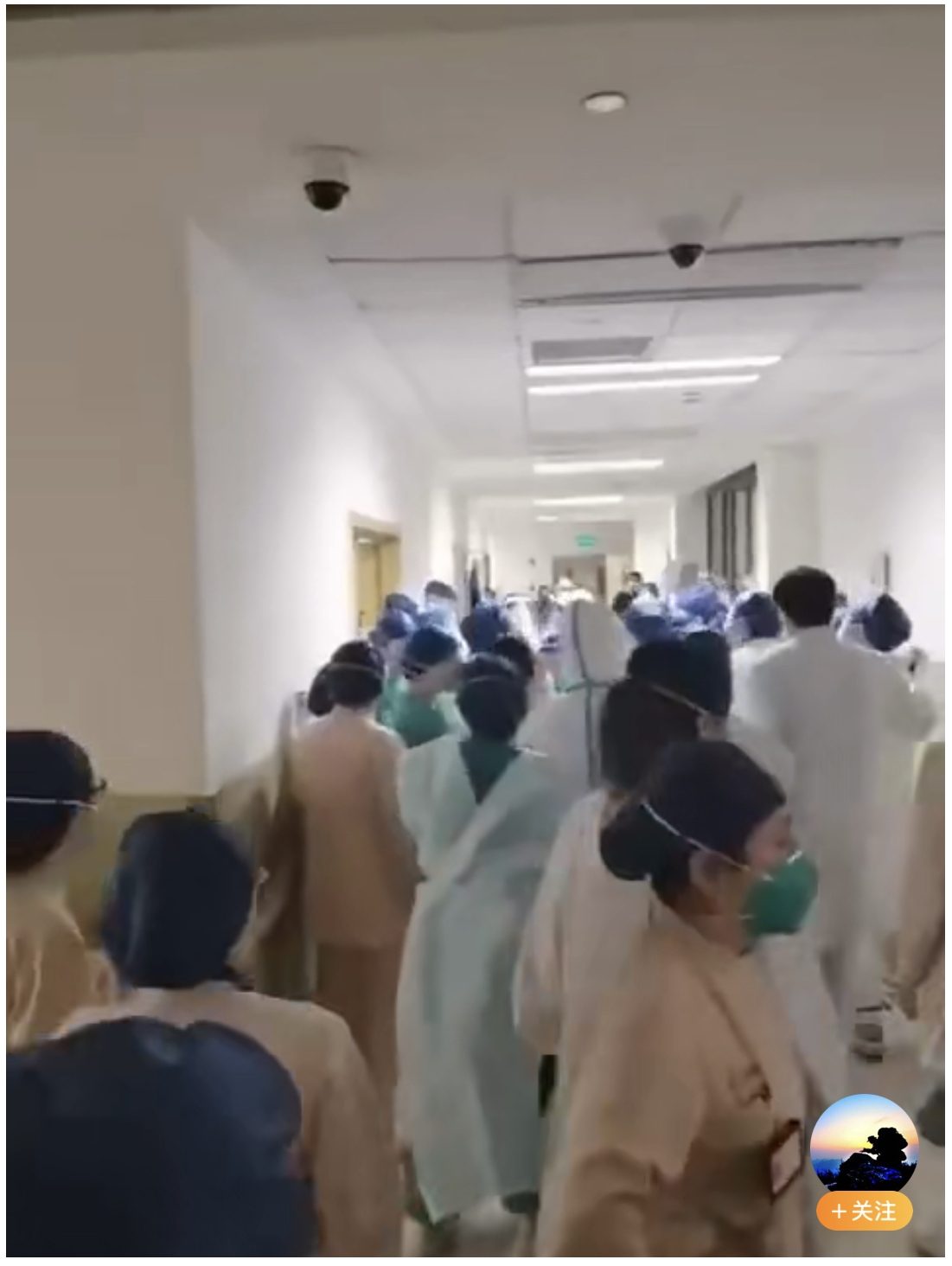 週日網上流傳上海市第六人民醫院發生「醫務人員打架」的影片。