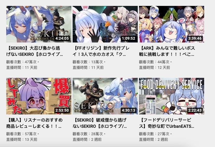 Pekora Ch. 兎田ぺこら是日本品牌hololive旗下的虛擬YouTuber，外型為兔女郎，內容以聊天及遊戲直播為主。