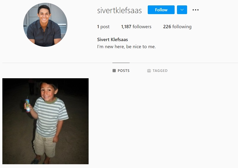 據悉,完成挑戰後的克萊夫薩斯當天做的第一件事便是創建Instagram賬號。