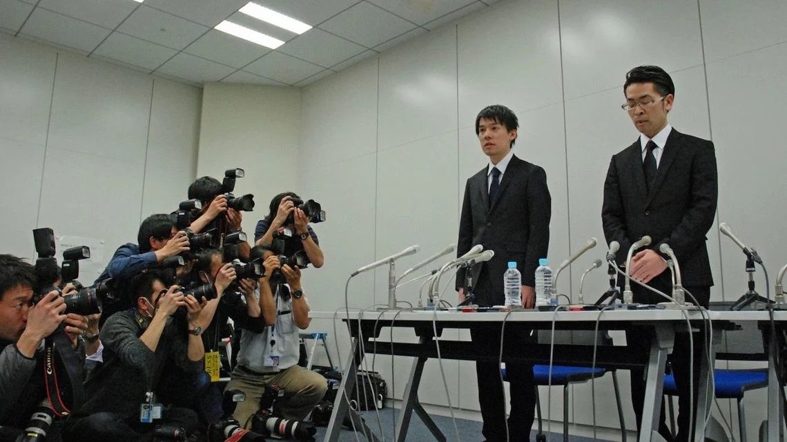 公司召開記者會就580億日元盜竊事件道歉。