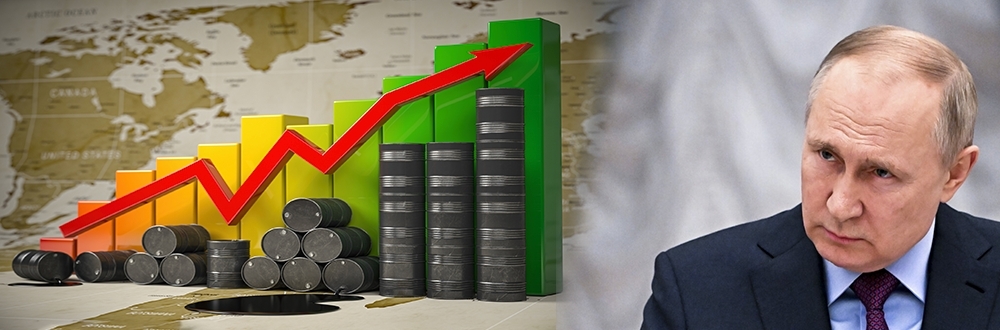 油價飆升之際,普京欲迫西方國家以盧布買天然氣。