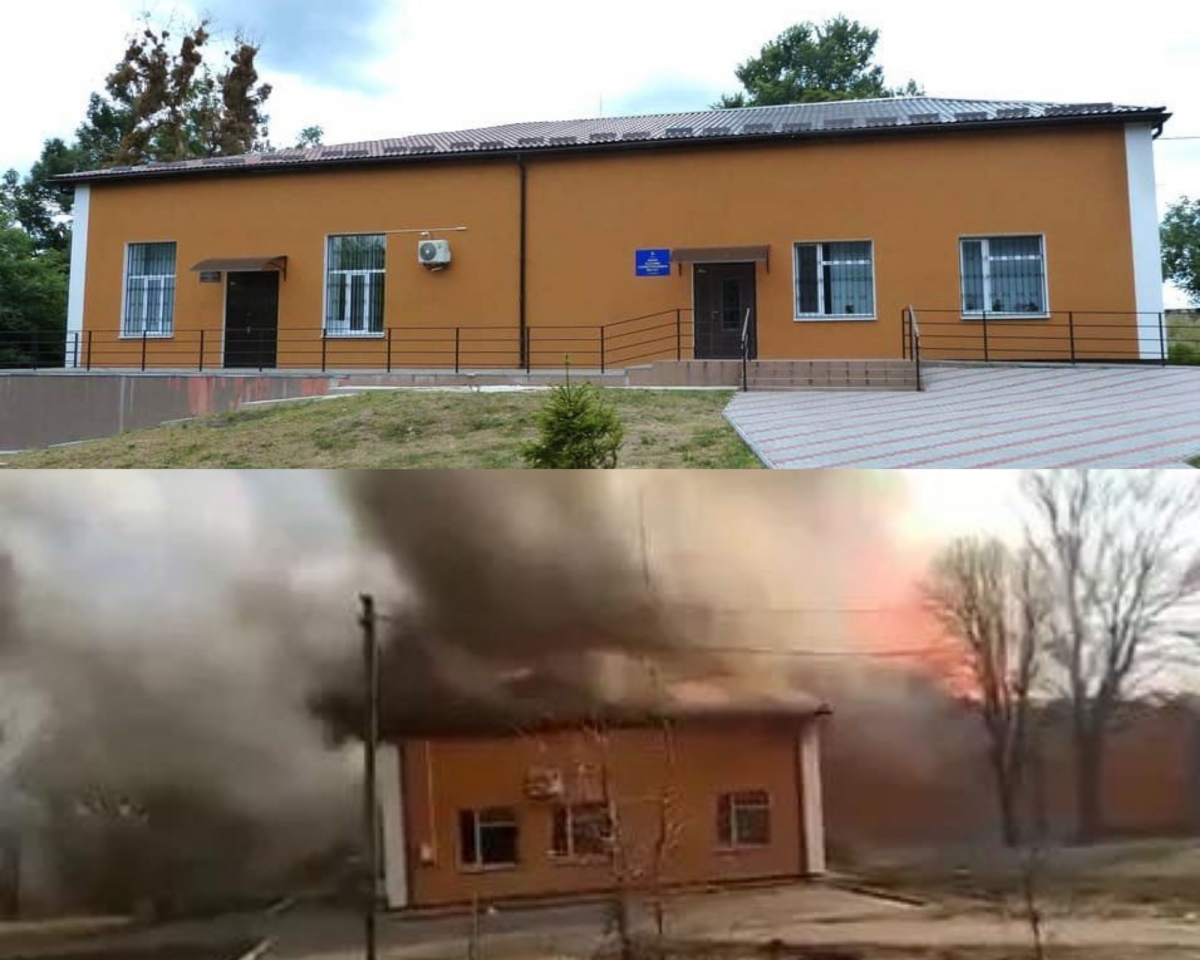 收藏大量烏克蘭已故民間藝術家Maria Prymachenko作品的伊萬科夫歷史文化博物館於2月28日遭到戰火燒毀。