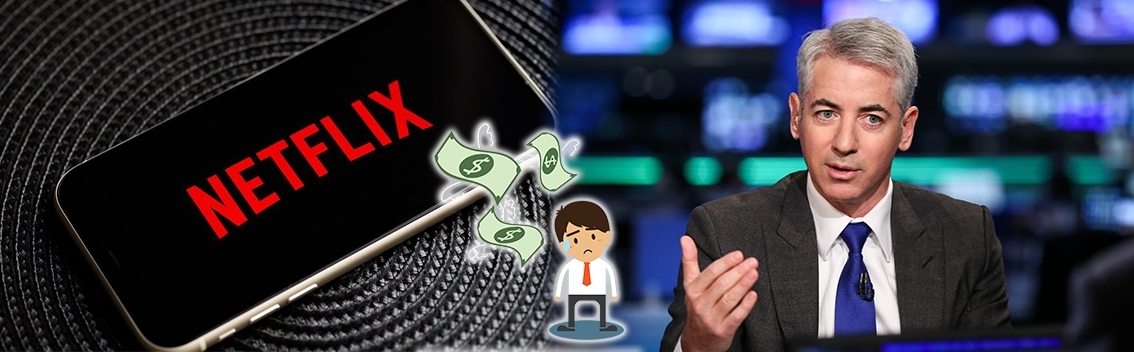 Netflix暴跌,令富豪艾克曼旗下的避險基金損失慘重。