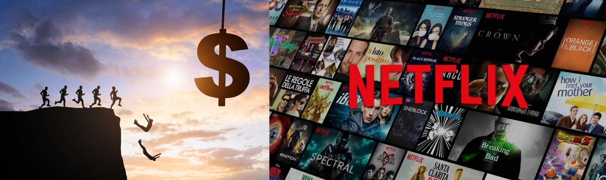 Netflix早前因業績差,曾一日暴跌逾3成。