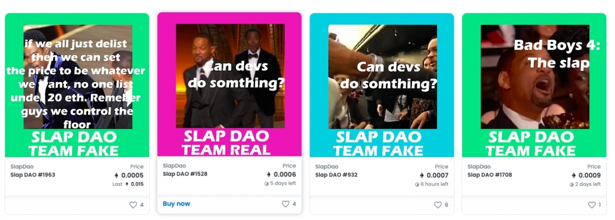 目前已經有超過750人購買了這一系列的NFT,交易總量達13.7以太幣,超過4.8萬美元。