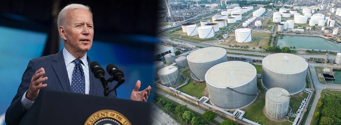 拜登準備未來半年釋放1.8億桶石油儲備,但其實石油量這只夠全球用兩天。