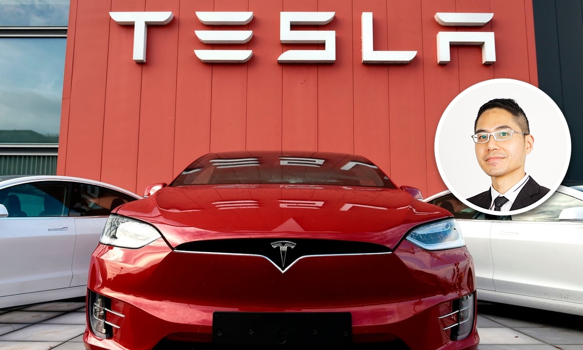 分析師聶振邦認為Tesla現價值博率不高。