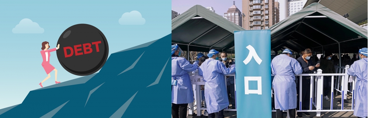 疫情令不少欠債的內地小業主百上加斤。
