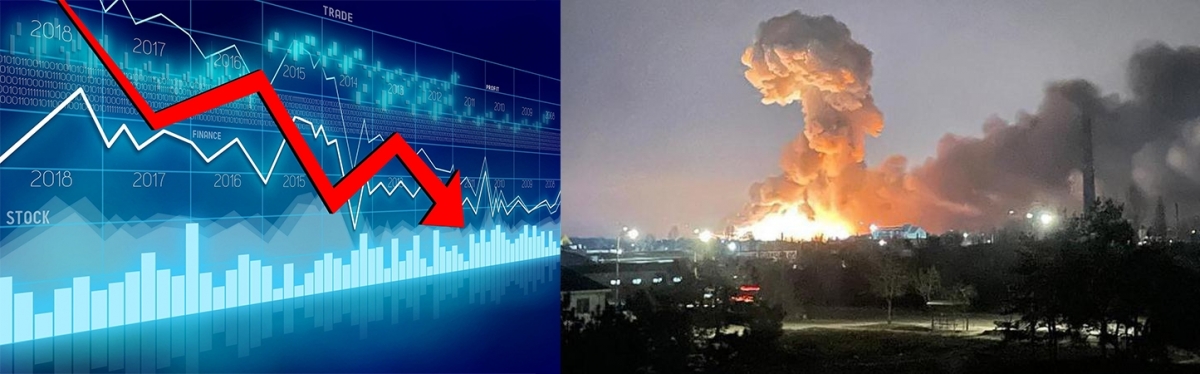 烏俄戰爭令全球股市大跌。